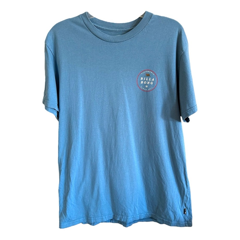 BILLABONG California Logo Blue Tee Shirt
